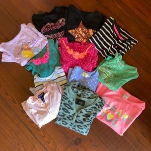Girls winter tops lot